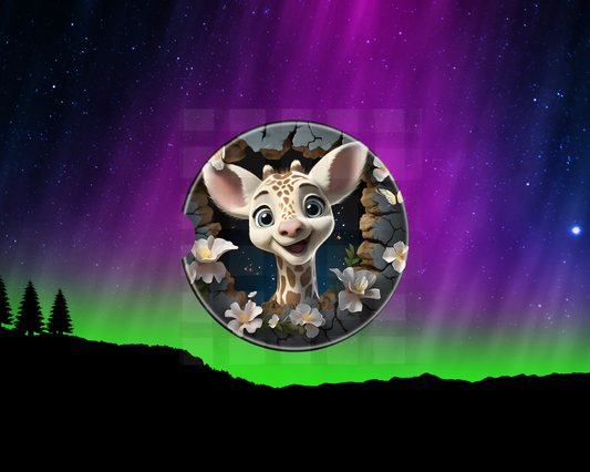 Car Coaster Animal Baby Giraffe