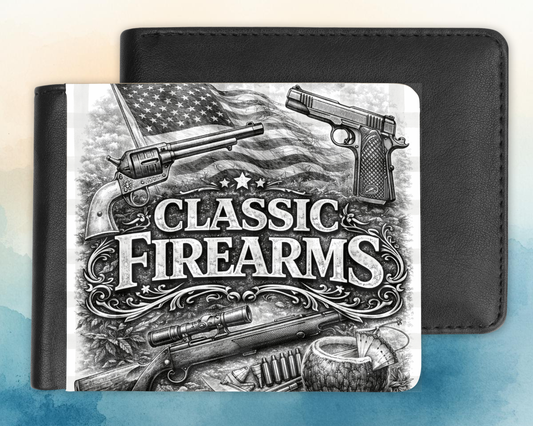 Classic Firearms Leather Wallet